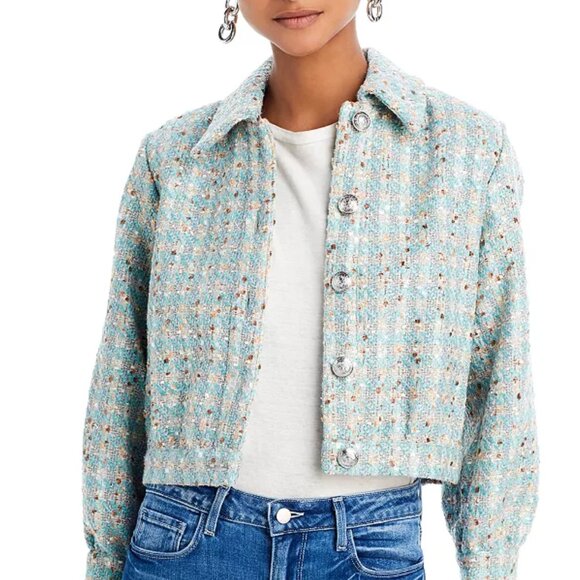 L'AGENCE Bridges Tweed Jacket - Picture 1 of 14